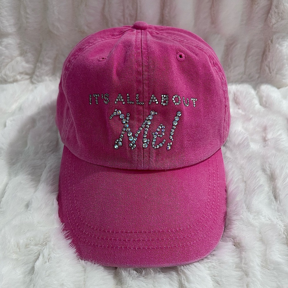 “It’s All About Me” Bling Baseball Cap